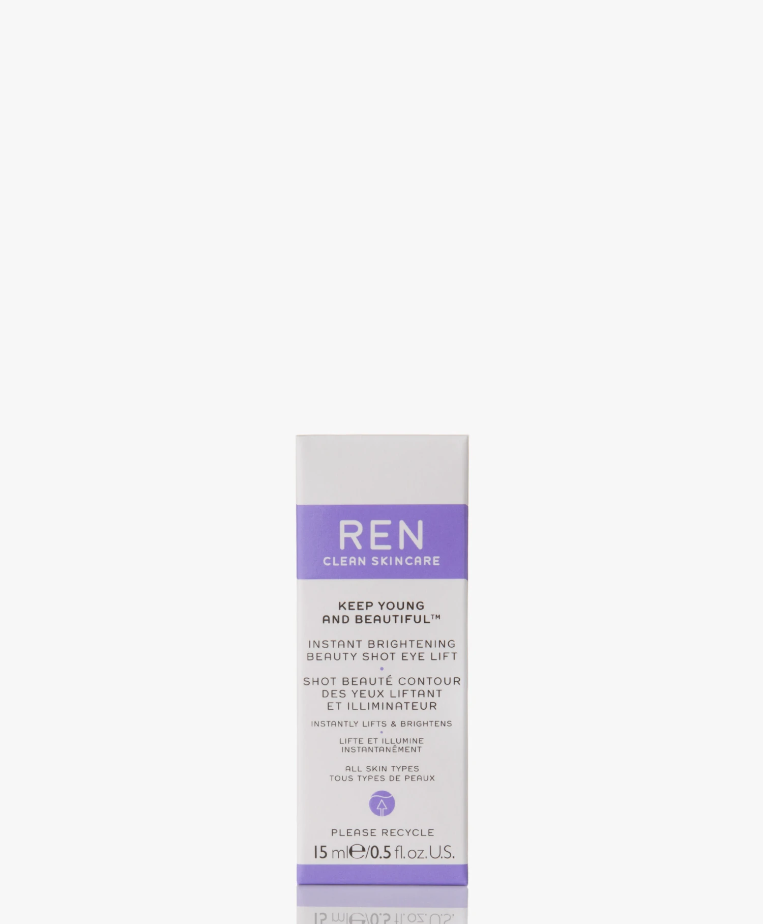 Ren Clean Skincare Instant Brightening Beauty Shot Eye Lift - Keep Young And Beautiful 3 Ren Clean Skincare Instant Brightening Beauty Shot Eye Lift - Keep Young And Beautiful - Afbeelding 3