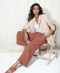 See By Chloé Chany Leren Teenslippers Met Kurkzool - Pastel Orange -Mode Kleding a263fe0c 63df 4325 b360 3297b8cc5d0b 596