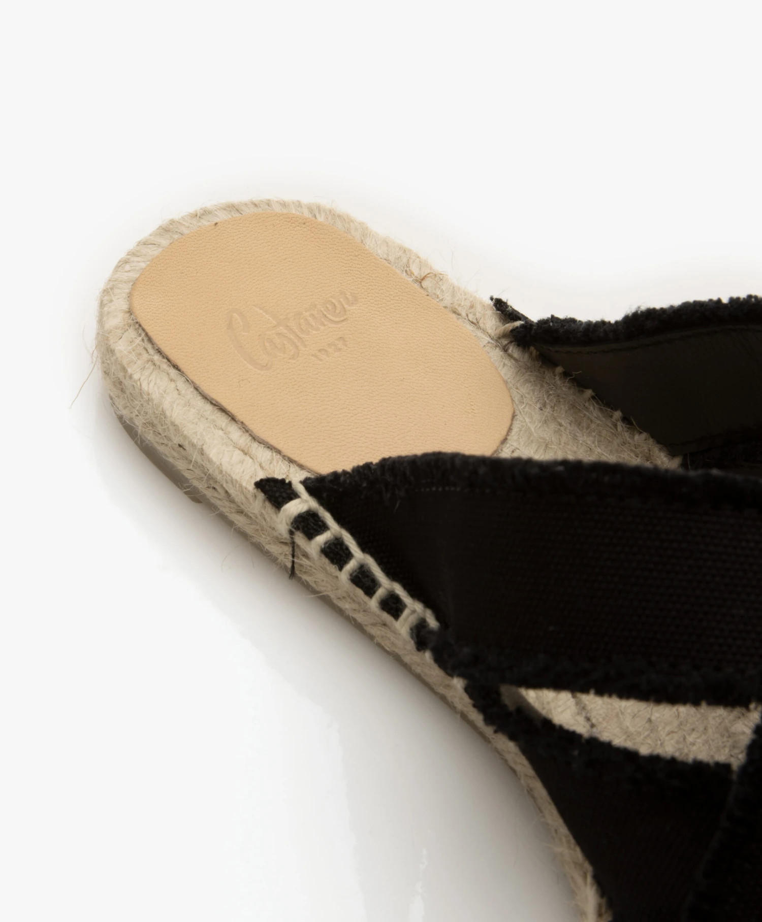 Castañer Pilita Gevlochten Jute Slippers - Zwart 7 Castañer Pilita Gevlochten Jute Slippers - Zwart - Afbeelding 7