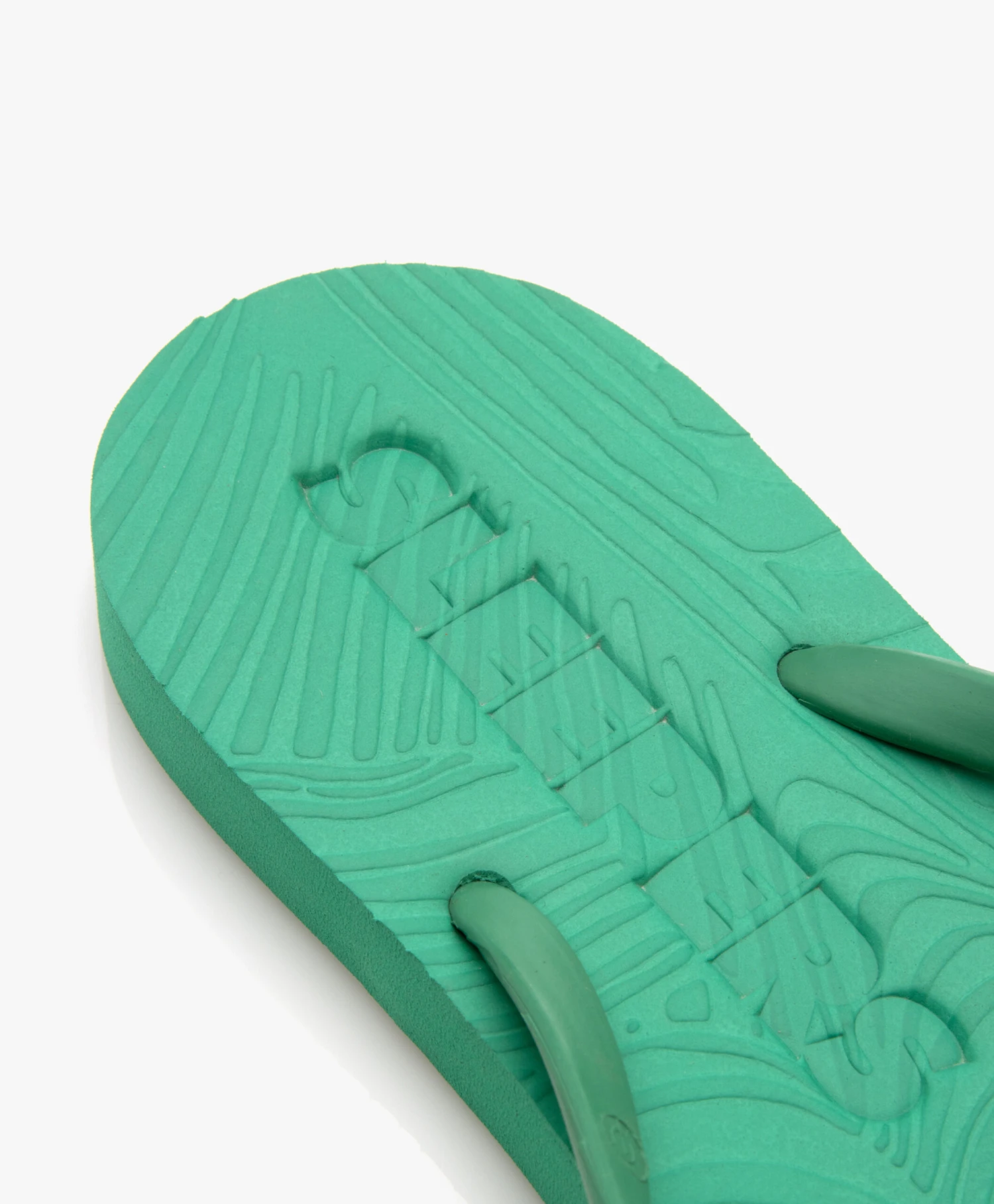Sleepers Tapered Teenslippers Van Natuurlijk Rubber - Smaragdgroen 2 Sleepers Tapered Teenslippers Van Natuurlijk Rubber - Smaragdgroen - Afbeelding 2