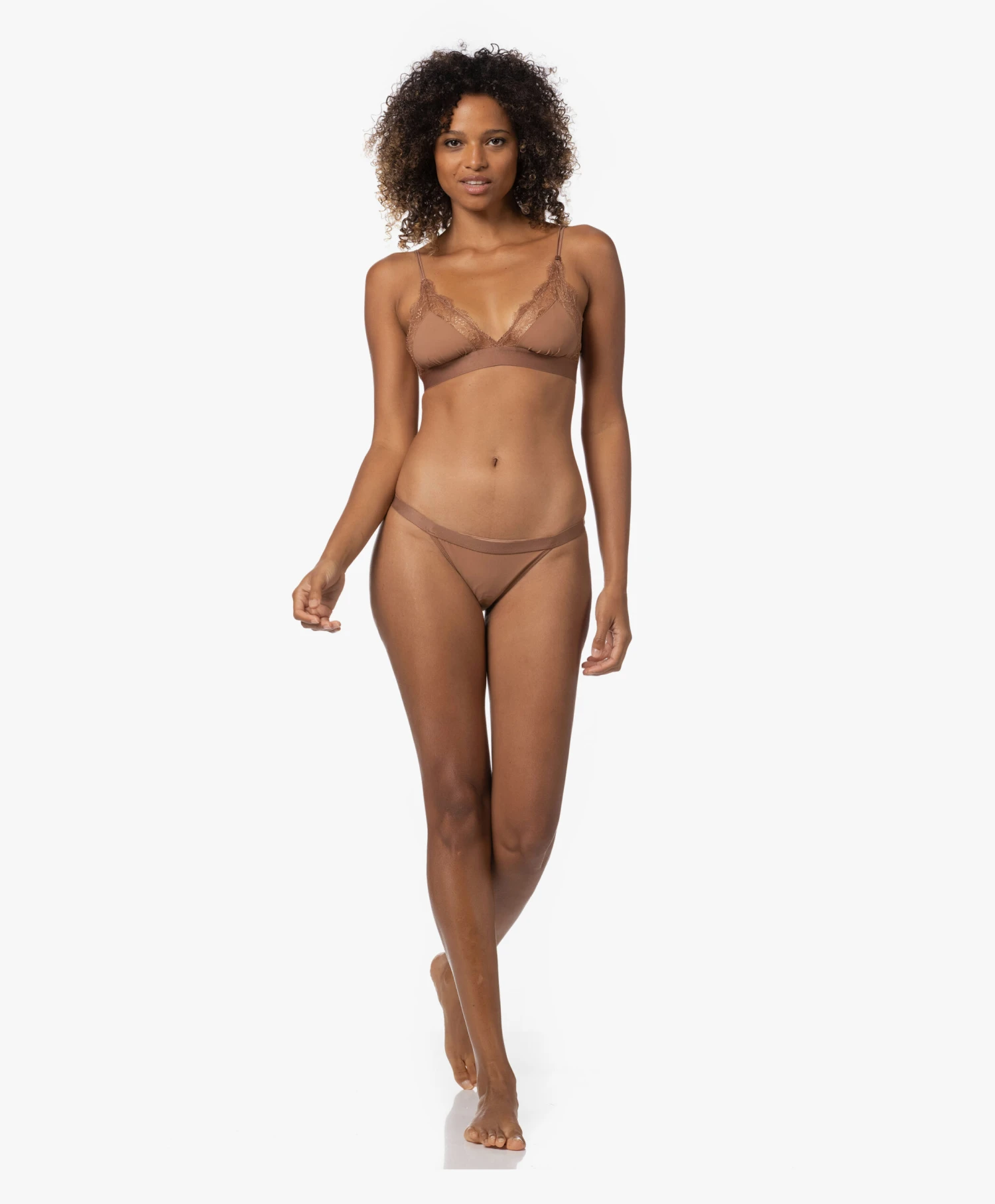 Love Stories Wild Rose Lace Slip - Medium Bruin/Mokka 5 Love Stories Wild Rose Lace Slip - Medium Bruin/Mokka - Afbeelding 5