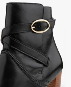 Vanessa Bruno Leren Enkellaarzen - Zwart -Mode Kleding a89c0668 5398 4831 b78b ac85abb8c443