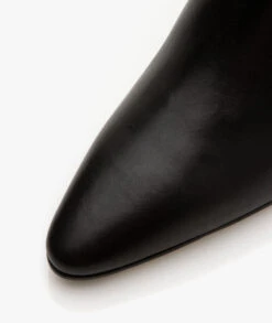 Panara Glad Leren Enkellaarzen - Zwart -Mode Kleding a9377e5f 5569 4330 8dee a038524fb24f 1069