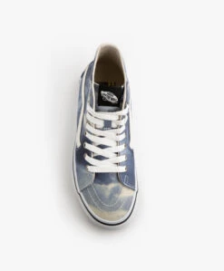 Vans Sk8-Hi High-Top Sneakers - Bleach Wash Blue -Mode Kleding aacfb759 f23f 4d6a bbcf 0adc804e44ad 10