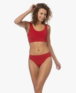 Hanro Touch Feeling Midi Slip - Garnet Red -Mode Kleding ac171ffa 9aaf 431c ab9a c68eb3c2491c 152