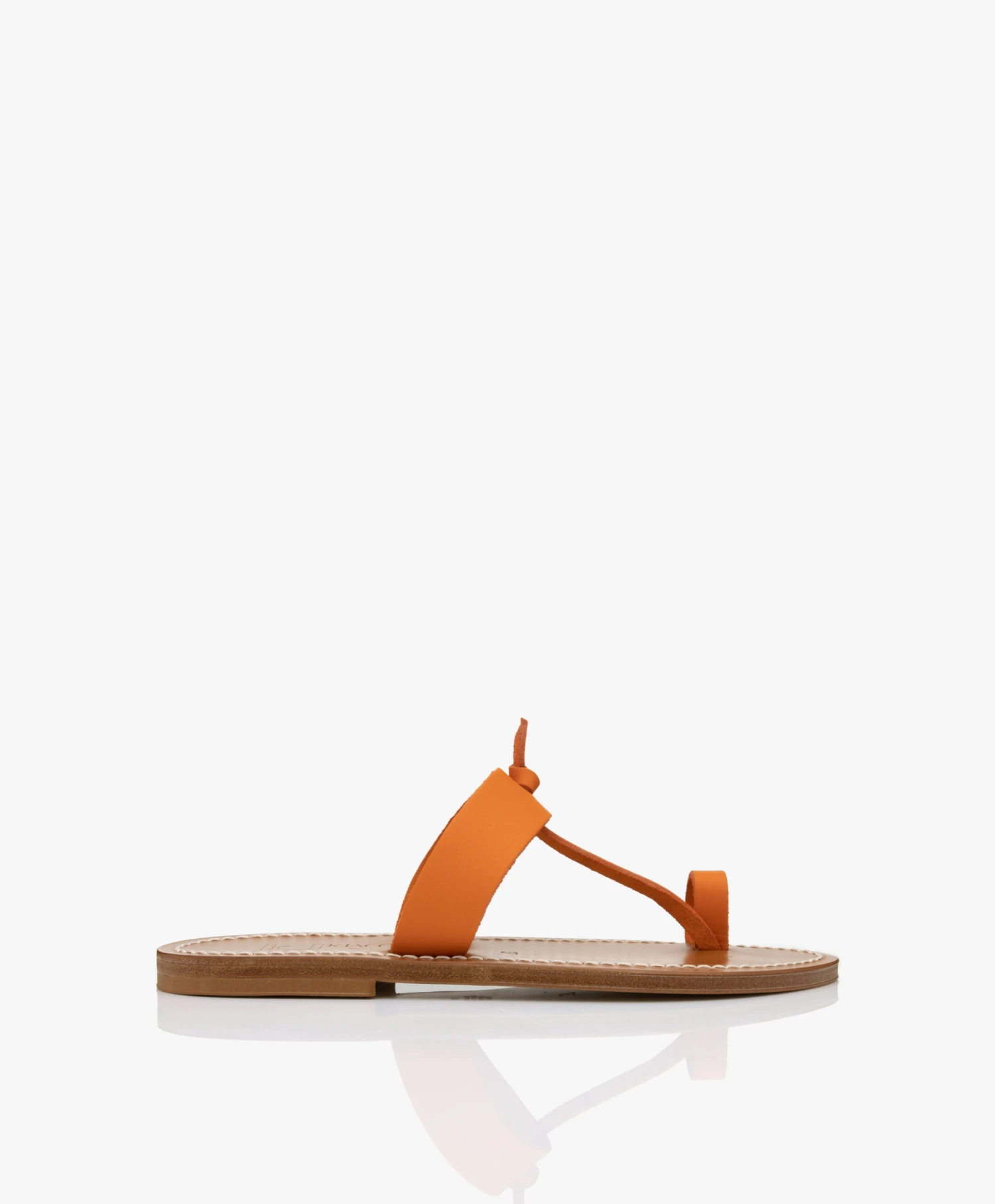K. Jacques St. Tropez Ganges Leren Teensandalen - Mandarine 1 K. Jacques St. Tropez Ganges Leren Teensandalen - Mandarine