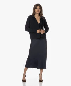 Resort Finest Satijnen Midi Slip Dress - Navy -Mode Kleding ad20fd21 c68d 45da 8cc7 f4c59a70896d 180