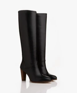 Vanessa Bruno Hoge Leren Laarzen - Zwart 15 Vanessa Bruno Hoge Leren Laarzen - Zwart -Mode Kleding ae93367b 51c8 461b a03f 3dba1ae284e9 05