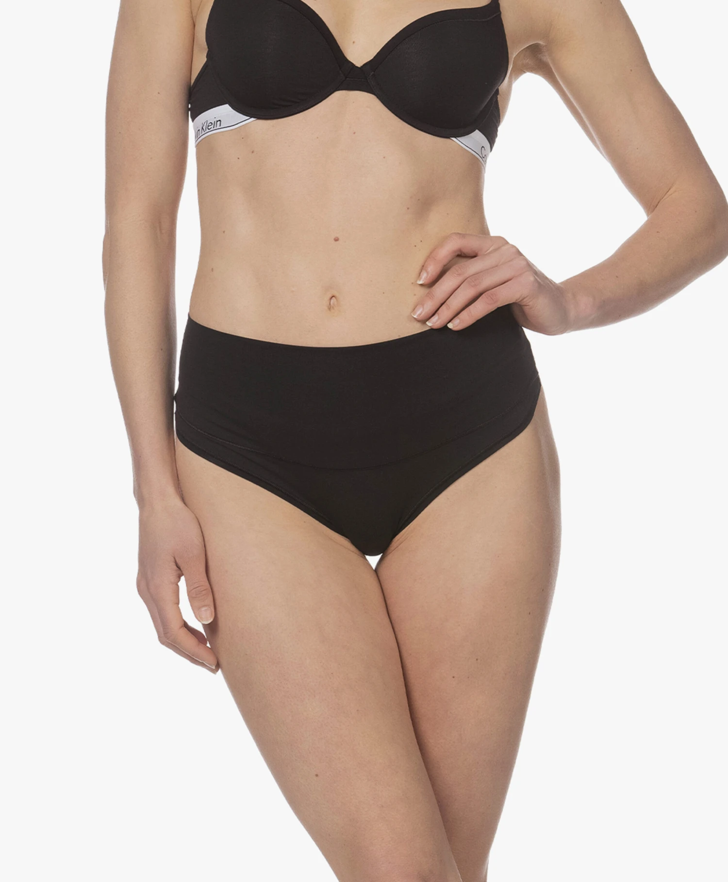 Spanx® Cotton Control Light Shaping String - Zwart 7 Spanx® Cotton Control Light Shaping String - Zwart - Afbeelding 7