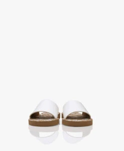 See By Chloé Essie Leren Slippers - Wit -Mode Kleding b05489e4 0745 4459 8ee7 745f42cb164a 01