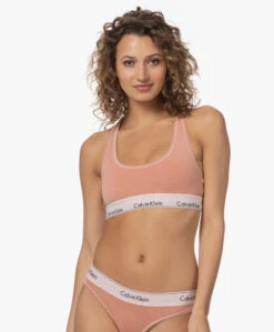 Calvin Klein Modern Cotton Bralette - Rust