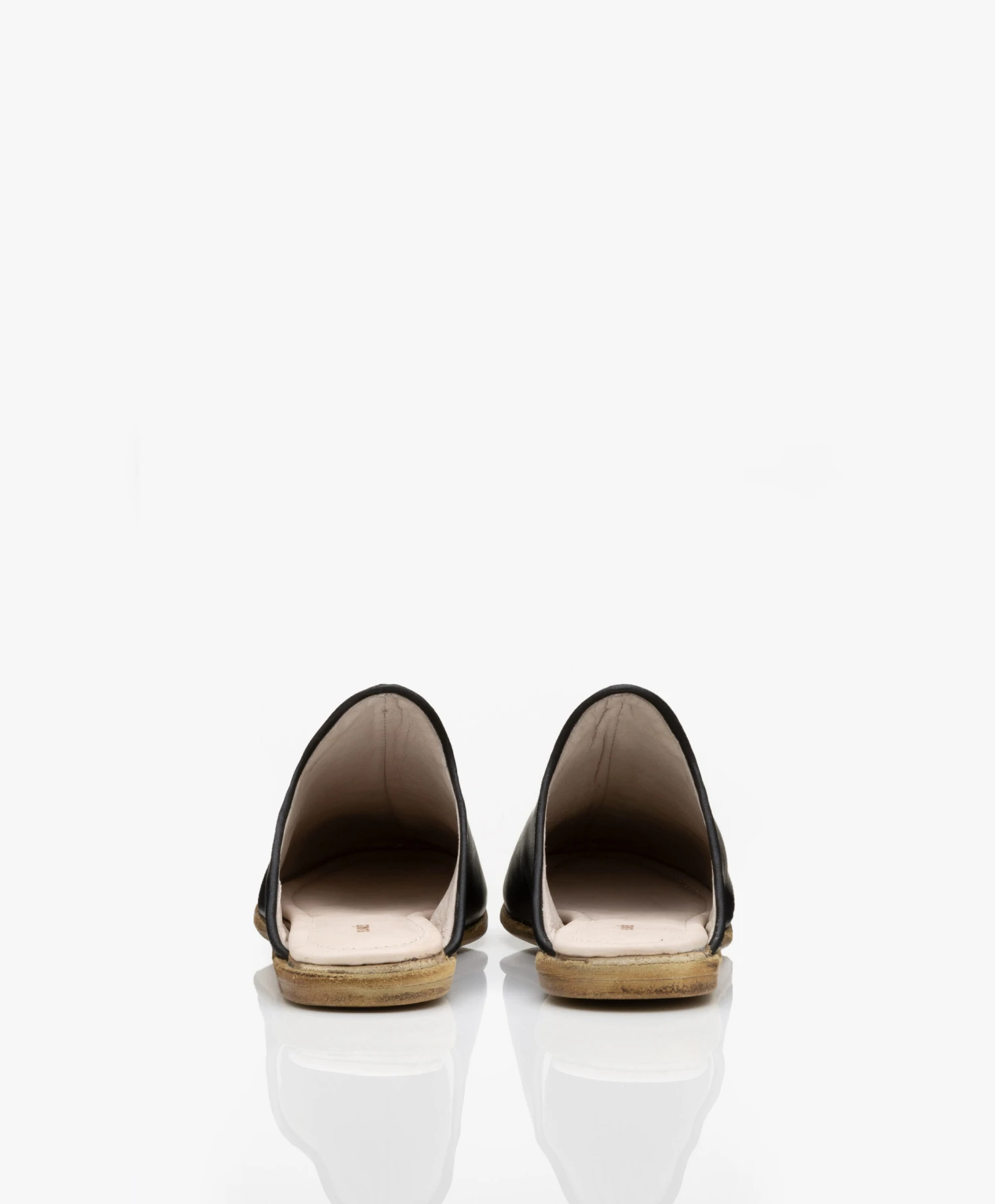 Surée Leren Mules - Onyx Zwart 6 Surée Leren Mules - Onyx Zwart - Afbeelding 6