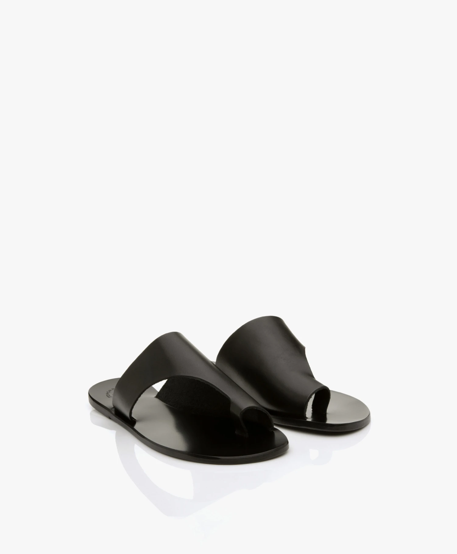 Atp Atelier Rosa Leren Slippers - Zwart 4 Atp Atelier Rosa Leren Slippers - Zwart - Afbeelding 4