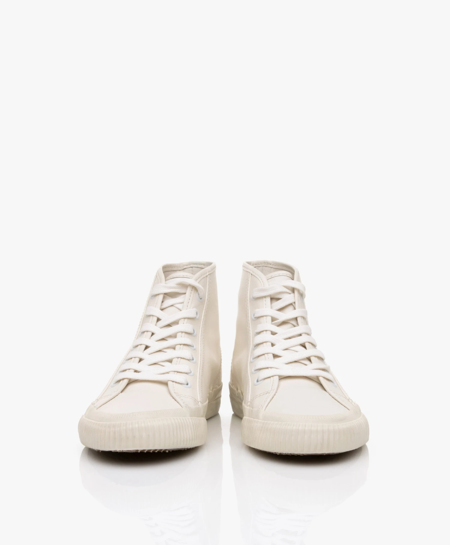 Re/Done 90S High Top Leren Sneakers - Vintage White 7 Re/Done 90S High Top Leren Sneakers - Vintage White - Afbeelding 7