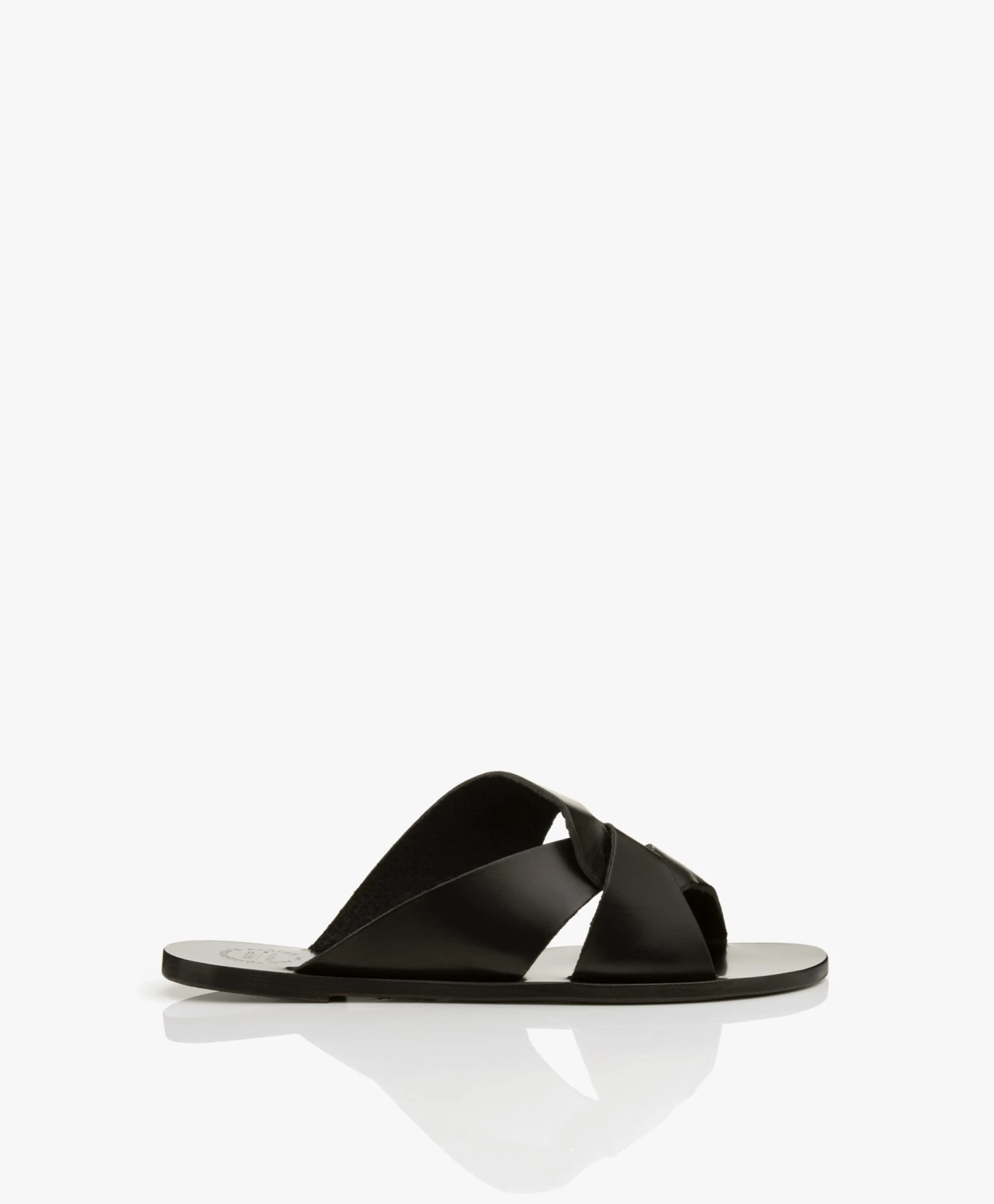 Atp Atelier Allai Leren Slippers - Zwart 1 Atp Atelier Allai Leren Slippers - Zwart