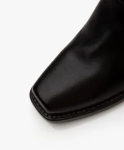 Re/Done Cavalry Leren Enkellaarzen - Zwart -Mode Kleding b50ea6e7 4702 41dd 9be2 c6af99eae3a0 02