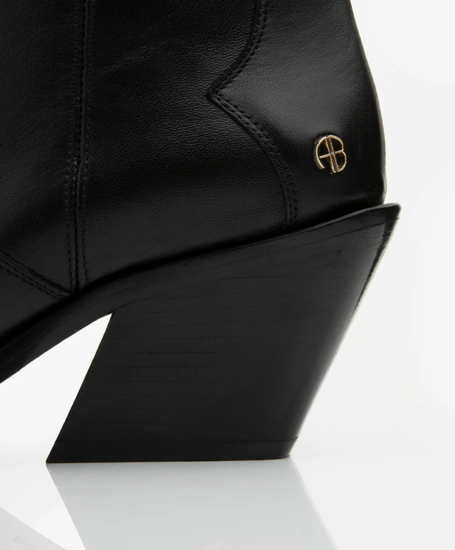 Anine Bing Tall Tania Leren Laarzen - Zwart 6 Anine Bing Tall Tania Leren Laarzen - Zwart - Afbeelding 6