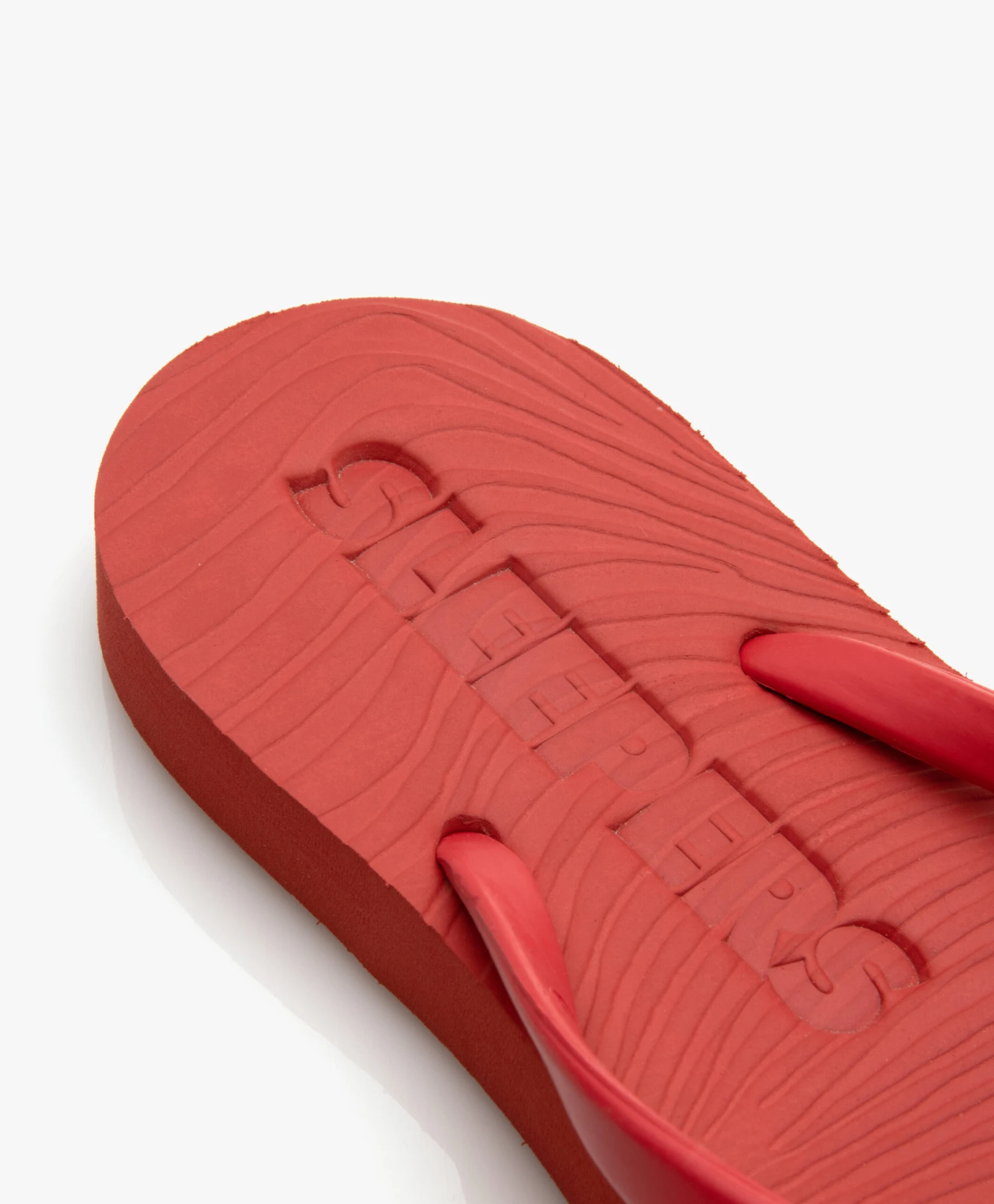 Sleepers Tapered Teenslippers Van Natuurlijk Rubber - Rood 2 Sleepers Tapered Teenslippers Van Natuurlijk Rubber - Rood - Afbeelding 2