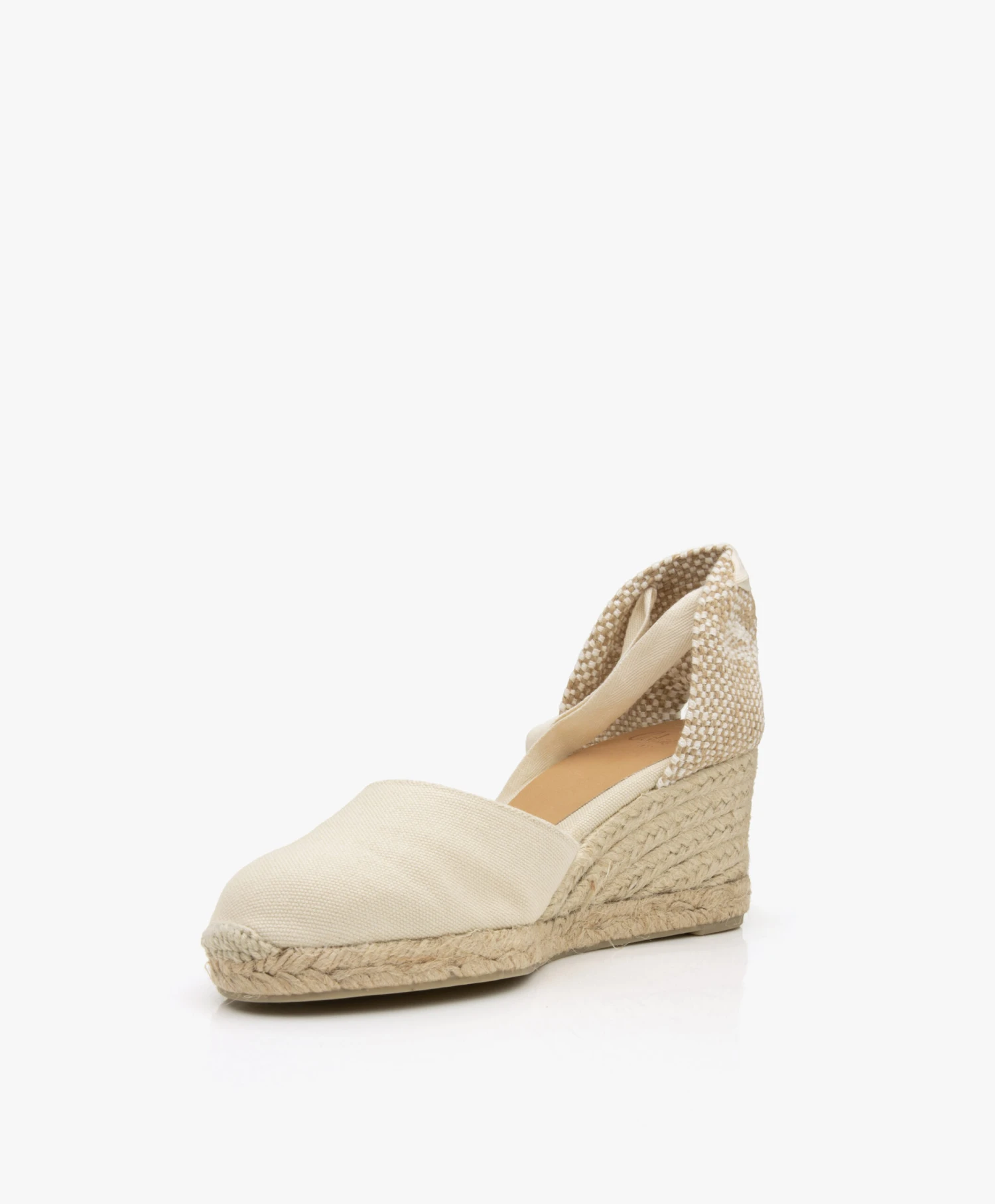 Castañer Carina 7Cm Canvas Sleehak Espadrilles - Ivoor 8 Castañer Carina 7Cm Canvas Sleehak Espadrilles - Ivoor - Afbeelding 8