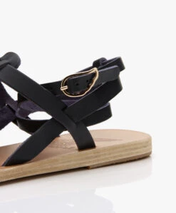Ancient Greek Sandals Estia Leren Sandalen - Marine -Mode Kleding b70c557a 6074 4ed2 97ad c0bbc65a7566 647