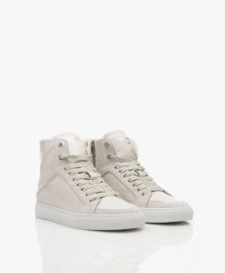 Zadig & Voltaire Zv1747 High Flash Concrete Sneakers - Beige -Mode Kleding b9c20a7d 81b7 43da 8eb1 477db9ab9733 04