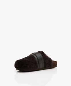 See By Chloé Gema Faux Lammy Mules - Donkerbruin -Mode Kleding bb6d1e1f 8656 404c bbcc 991d1e4e87c4 06