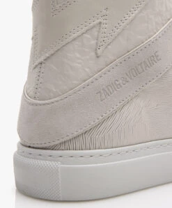 Zadig & Voltaire Zv1747 High Flash Concrete Sneakers - Beige -Mode Kleding bbebab4e df54 4c0f bef8 4e166886e2c0 01