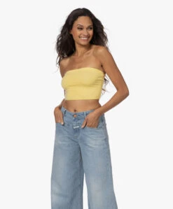 Skin Luna Pima Reversible Bandeau Top - Rev Gold/Sandstone -Mode Kleding bea4c560 9f69 496e bc6c 6112c48dc5ef 134