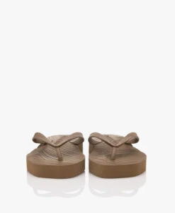 Sleepers Tapered Platform Teenslippers Van Natuurlijk Rubber - Zand -Mode Kleding bf127b48 8040 481d 83f1 bdd6ebaaa809 77
