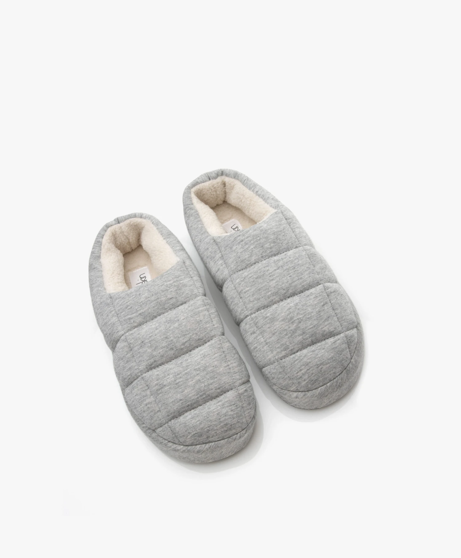 Skin Gewatteerde Clog Pantoffels - Grijs Mêlee 6 Skin Gewatteerde Clog Pantoffels - Grijs Mêlee - Afbeelding 6