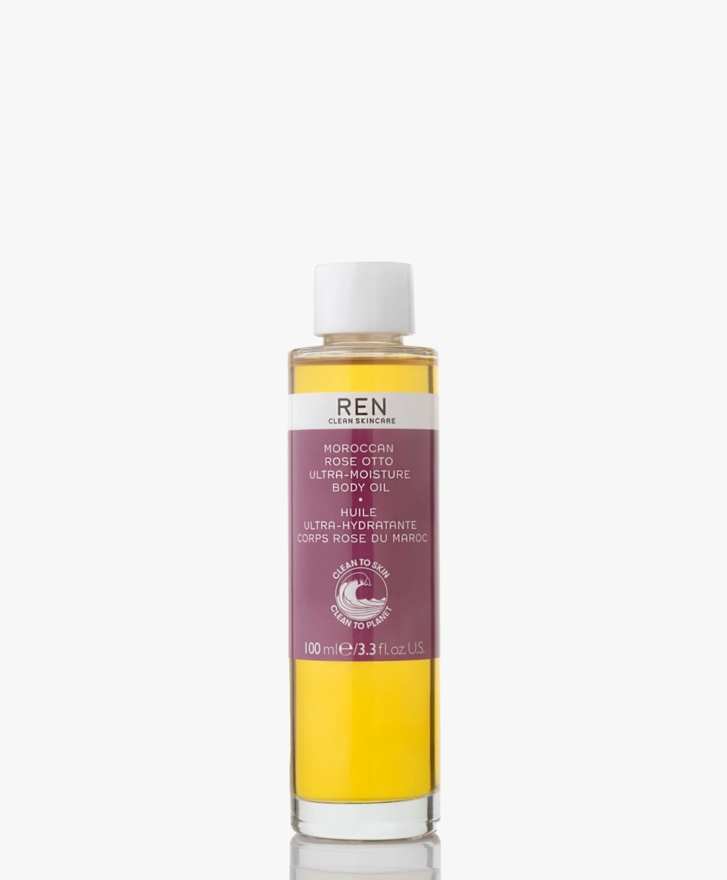 Ren Clean Skincare Moroccan Rose Otto Ultra-Moisture Body Oil 1 Ren Clean Skincare Moroccan Rose Otto Ultra-Moisture Body Oil