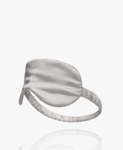 By Dariia Day Mulberry Zijden Slaapmasker - Zilvergrijs