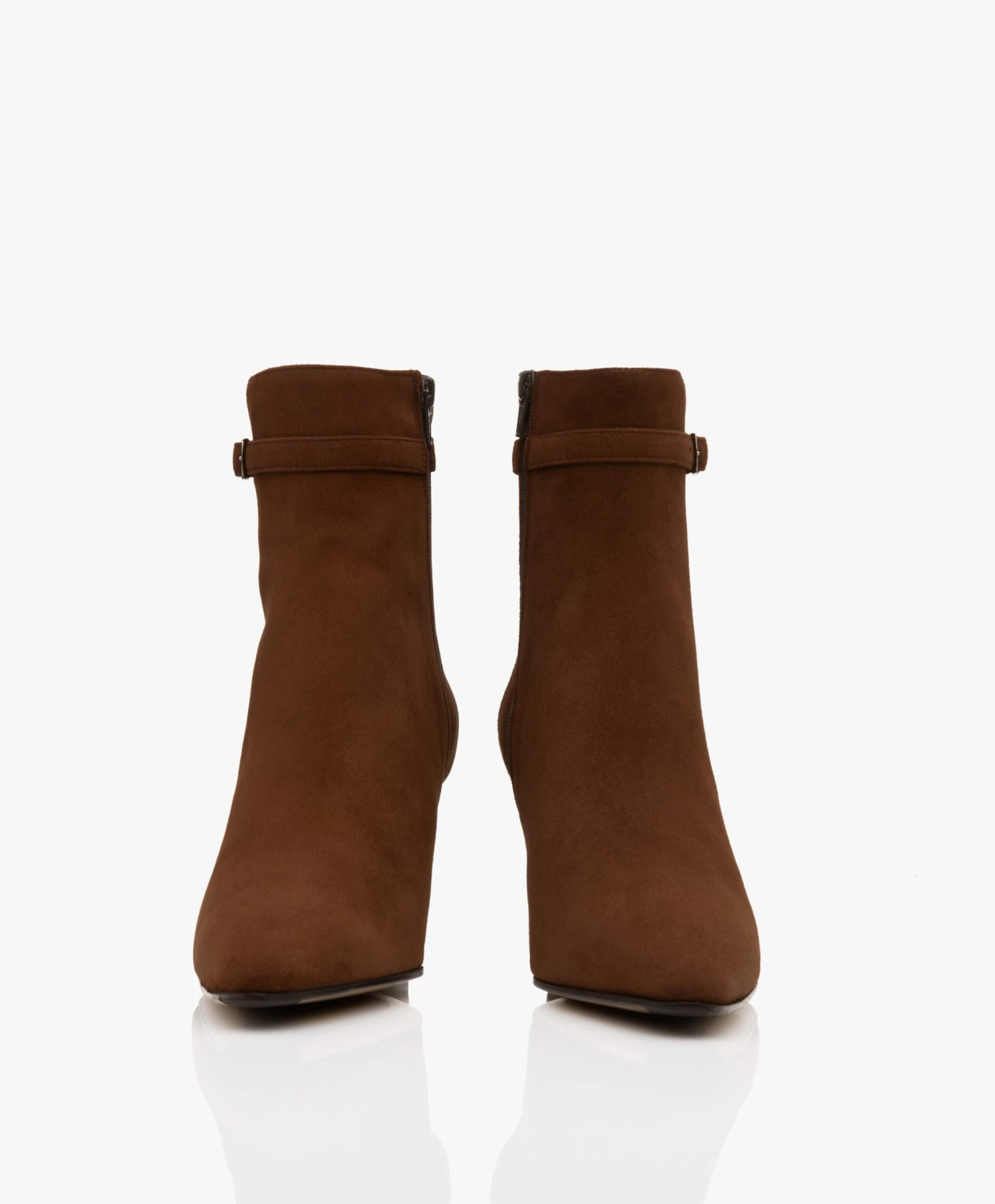 Panara Suède Leren Enkellaarzen - Castagna 8 Panara Suède Leren Enkellaarzen - Castagna - Afbeelding 8