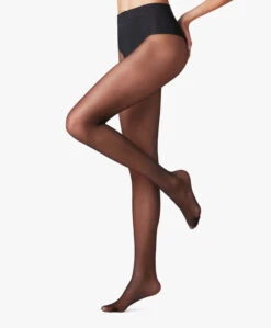 Falke Shaping Top 20 Panty - Zwart