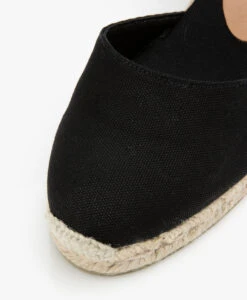 Castañer Carina 7Cm Canvas Sleehak Espadrilles - Zwart -Mode Kleding c4266a50 686c 4823 b6dd 41ad9327f3d5 01