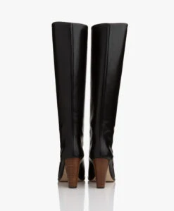 Vanessa Bruno Hoge Leren Laarzen - Zwart 24 Vanessa Bruno Hoge Leren Laarzen - Zwart -Mode Kleding c43a5f4f b8b9 4c2a a75f 5063338001e8 04