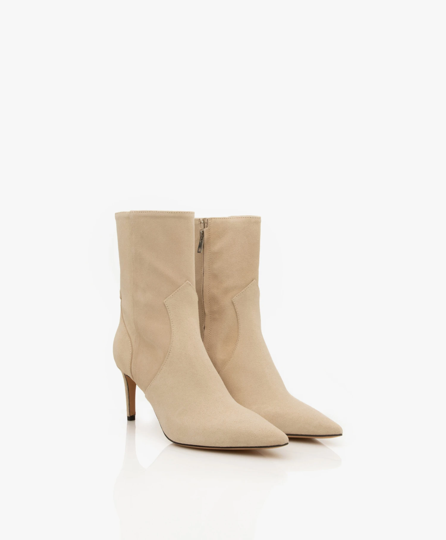 Iro Davy Match Suède Enkellaarzen - Beige 10 Iro Davy Match Suède Enkellaarzen - Beige - Afbeelding 10