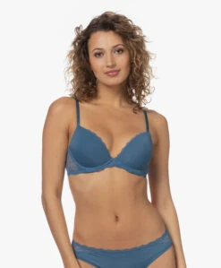 Calvin Klein Seductive Comfort Demi Lift Bh - Midnight