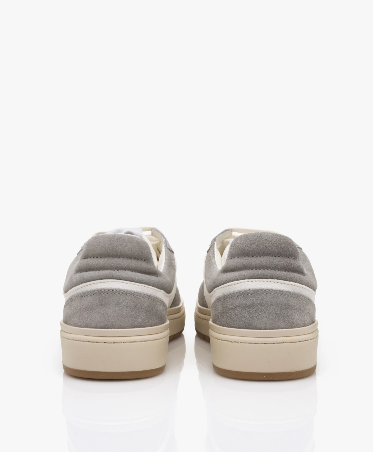Closed Low-Top Leren Sneakers - Grey Alabaster 7 Closed Low-Top Leren Sneakers - Grey Alabaster - Afbeelding 7