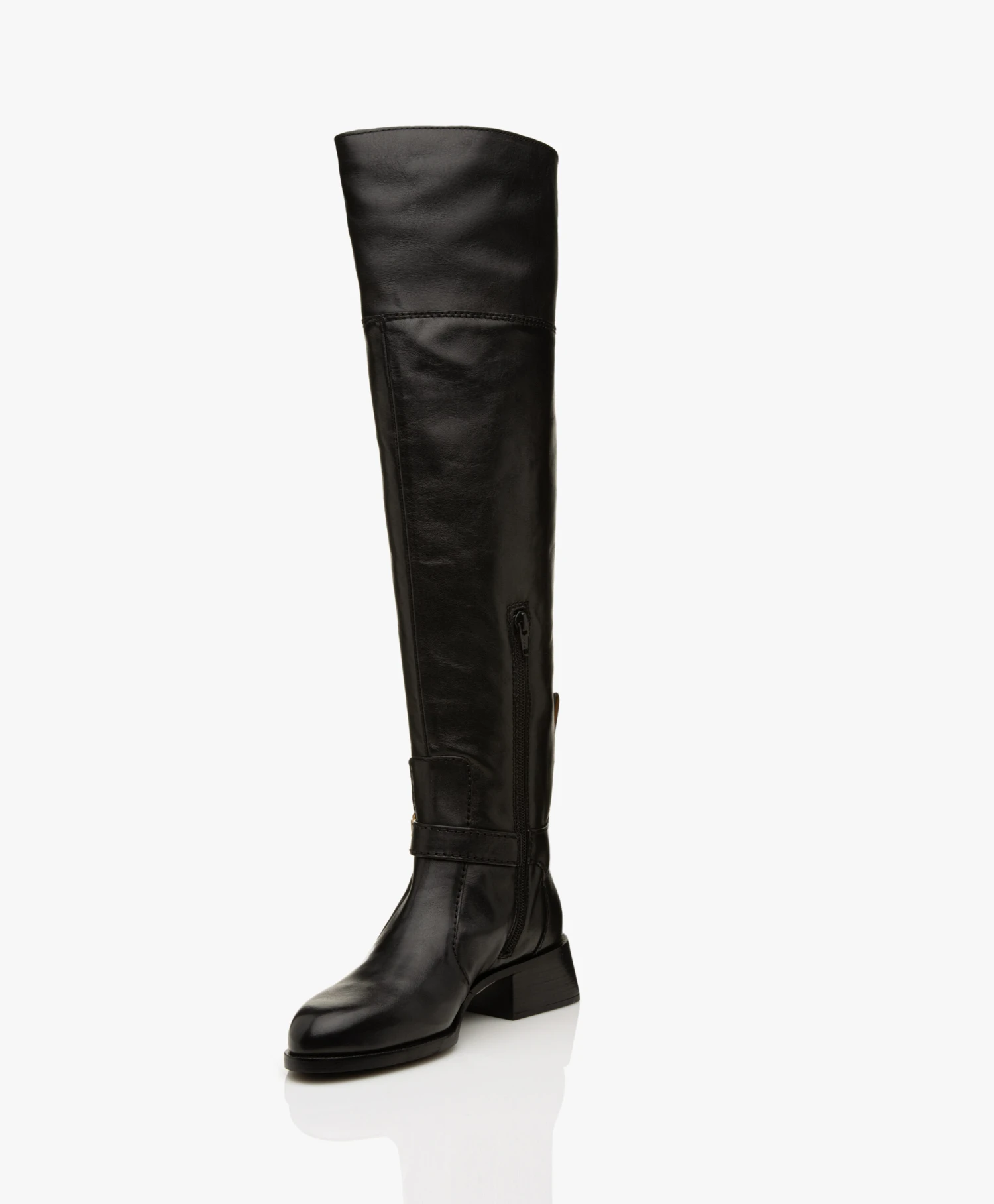 See By Chloé Lory Leren Overknee Laarzen - Zwart 8 See By Chloé Lory Leren Overknee Laarzen - Zwart - Afbeelding 8