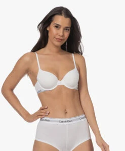 Calvin Klein Modern Cotton T-Shirt Bh - Wit -Mode Kleding cb6d7064 9992 48cf 8697 00b54782ae36 473