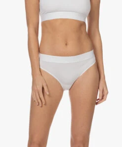 Wolford Beauty Cotton Rib Slip - Pearl