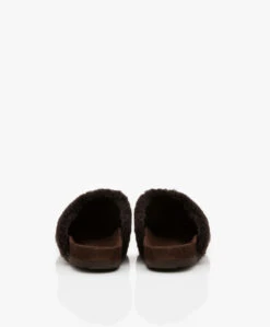 See By Chloé Gema Faux Lammy Mules - Donkerbruin -Mode Kleding cce6bc53 7cb4 4d3f b2ac 76941d9d62d5 03