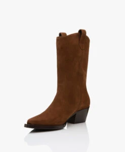 Panara Suède Western Laarzen - Castagna -Mode Kleding cceba611 7169 4045 b17e c2976c2e0df5 06