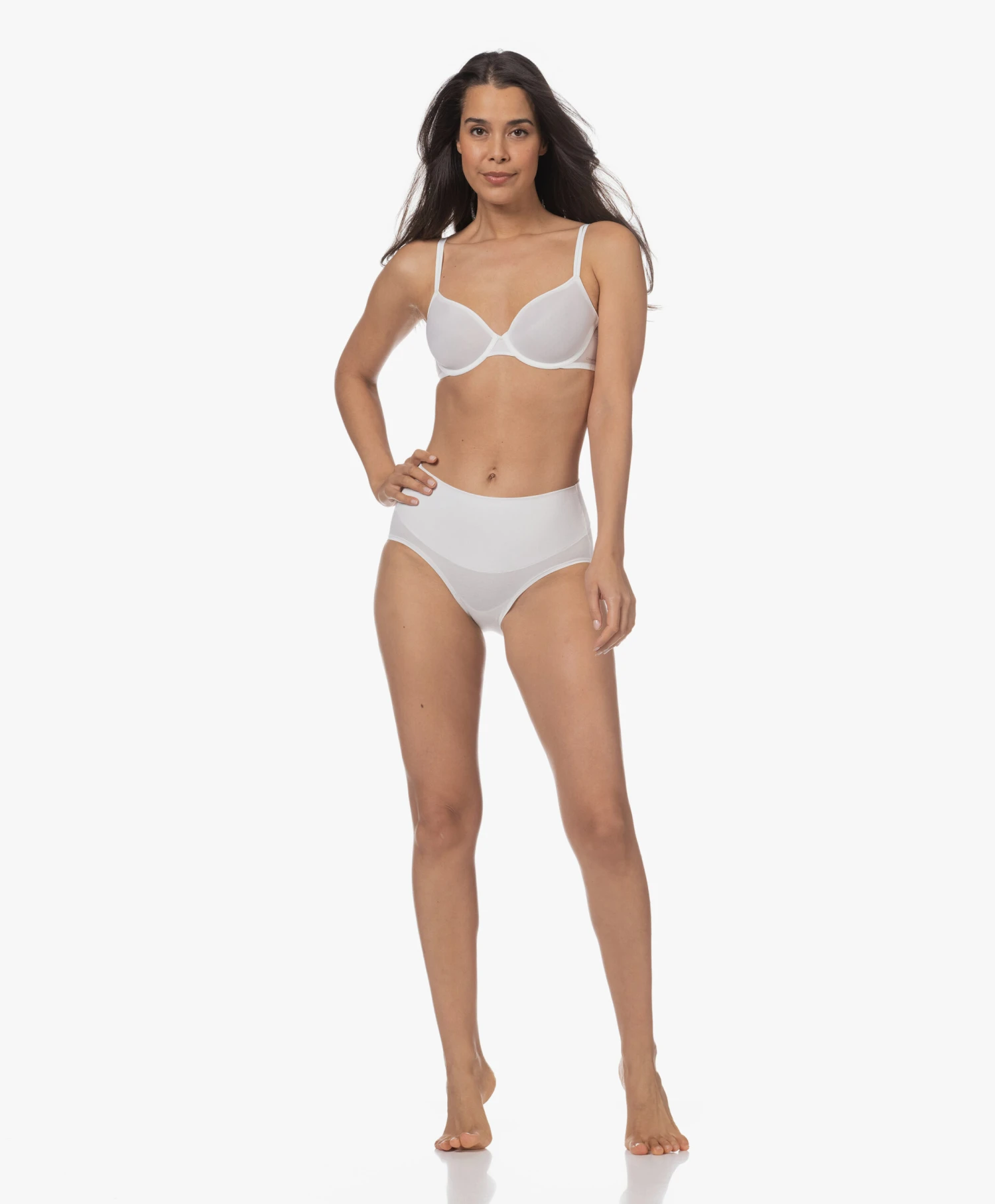 Spanx® Cotton Control Light Shaping Slip - Wit 2 Spanx® Cotton Control Light Shaping Slip - Wit - Afbeelding 2