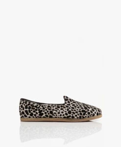 Surée Hairy Leren Print Loafers - Felidae