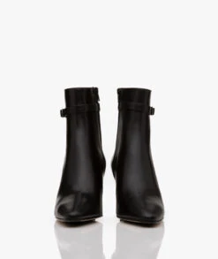 Panara Glad Leren Enkellaarzen - Zwart -Mode Kleding cfb7d835 e71b 461a 841c ad8da085746c 1074