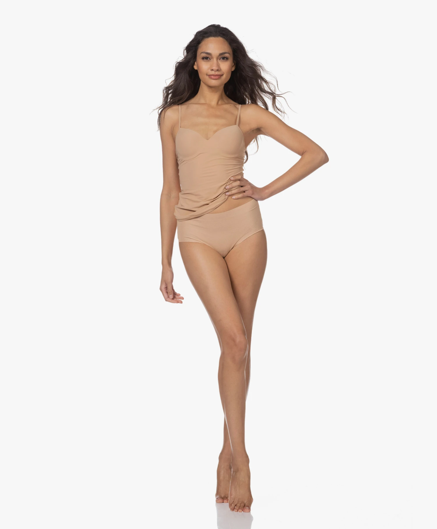 Hanro Allure Bh Camisole - Nude 2 Hanro Allure Bh Camisole - Nude - Afbeelding 2
