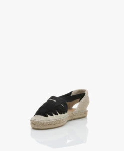 Castañer Jean Espadrille Sandalen - Ivoor/Zwart -Mode Kleding d071bde2 9e74 4f64 bad2 7d87d6384b57 06