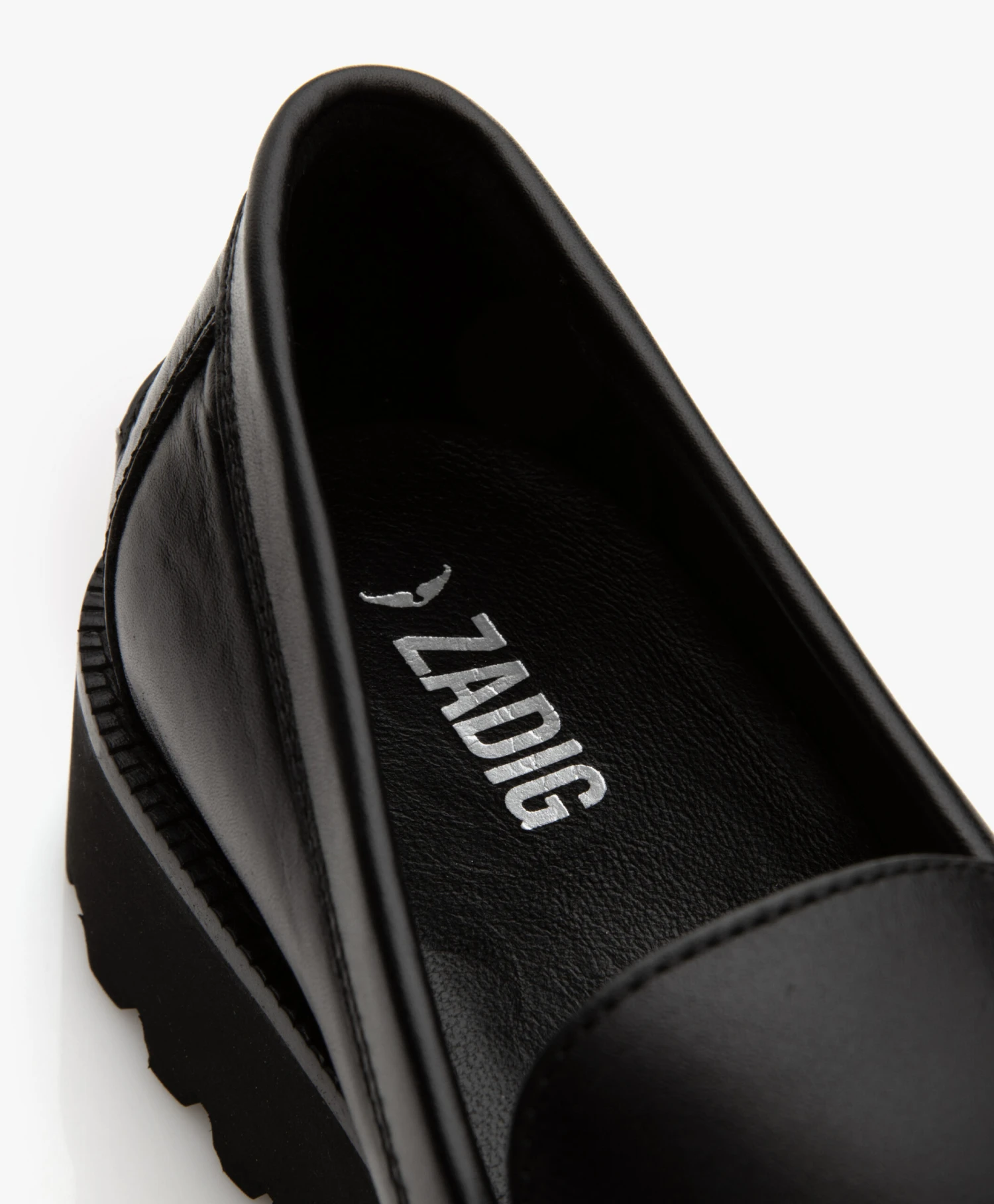 Zadig & Voltaire Joecassin Chunky Leren Loafers - Zwart 9 Zadig & Voltaire Joecassin Chunky Leren Loafers - Zwart - Afbeelding 9